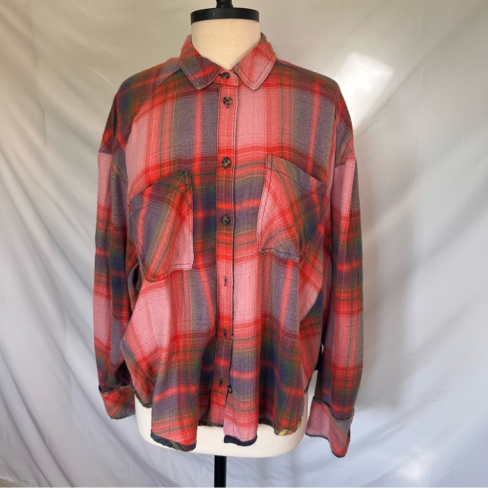 BDG Plaid Button-Up Shirt